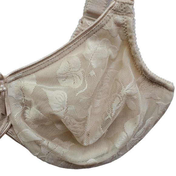 Wacoal Awareness Seamless Underwire Bra Lingerie Jacquard Calla Lilly 34D - Picture 3 of 14